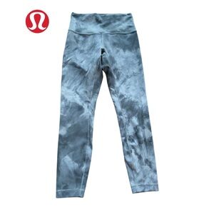 lululemon athletica Blue Tie-Dye Leggings